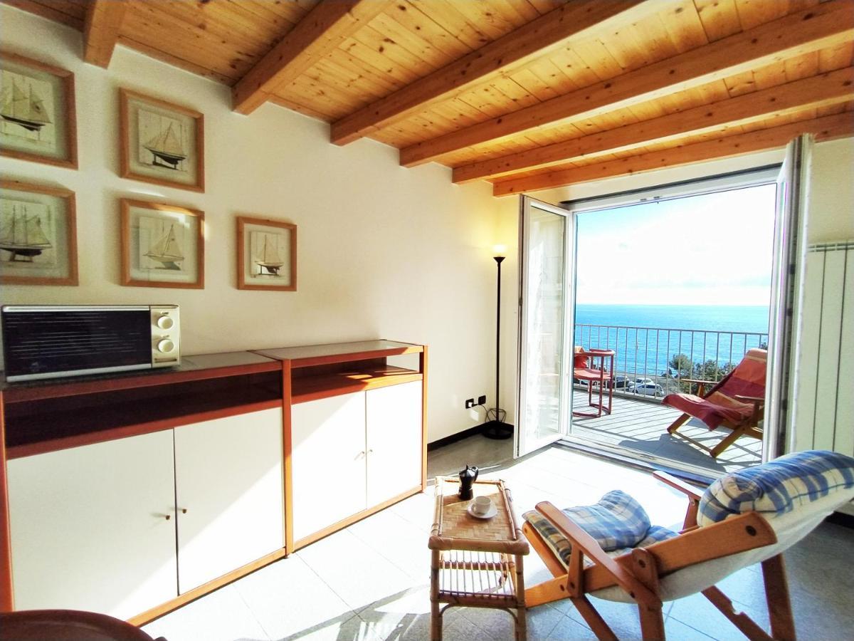 Monia House Sea View Apartment Levanto Bagian luar foto