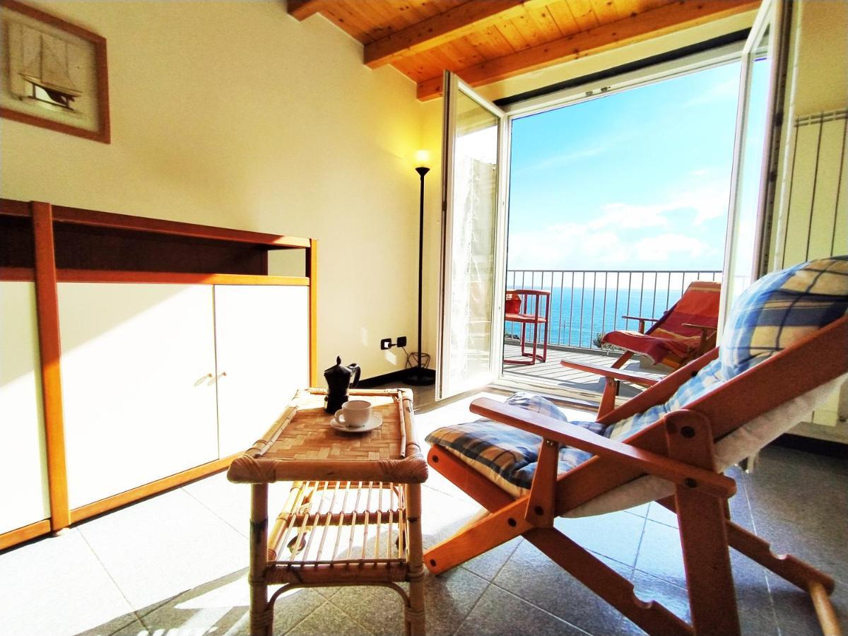 Monia House Sea View Apartment Levanto Bagian luar foto